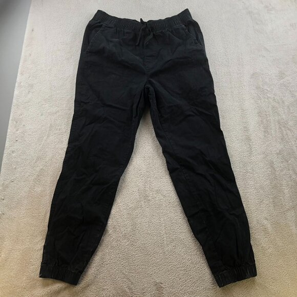 Aeropostale Mens Jogger Pants Small Pull On Black Stretch Casual Drawstring - Picture 11 of 14